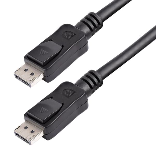 StarTech.com 50 cm kort DisplayPort 1.2-kabel m/låse M/M DisplayPort 4k