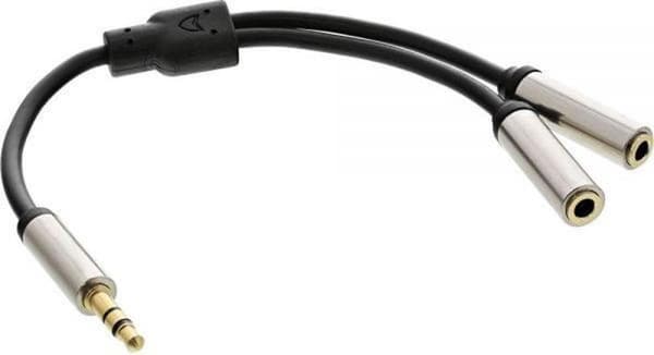 InLine Premium 3,5 mm Jack stereo audio splitter - 0,15 meter