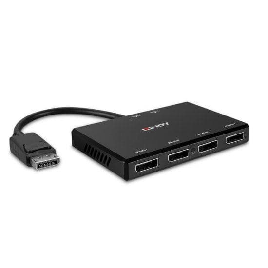 Lindy - Video/Audio Splitter - 4 x DisplayPort - Desktop (38431)