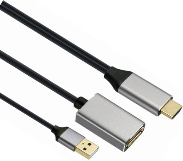Gembird A-HDMIM-DPF-02 Videokabeladapter 0,1 m HDMI Type A (Standard) DisplayPort Sort (A-HDMIM-DPF-02)