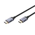 Miniatyrbild 1 av 2: UNITEK C1628GY01-2M DisplayPort-kabel Svart, Grå