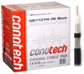 Miniatyrbillede 1 af 7: Conotech NS-113 Trishield PE sort kabel i metermål