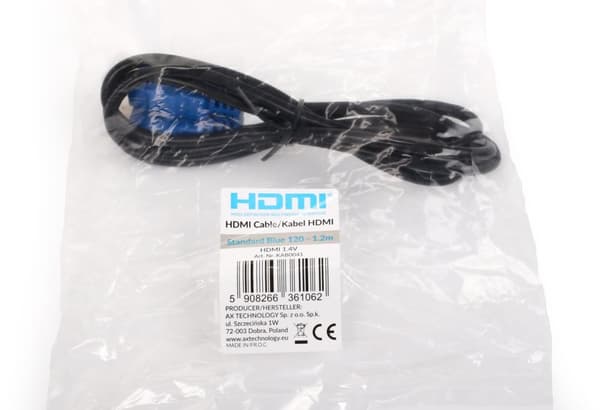 HDMI lyd- og videokabel HD 3D guld Red Eagle (1,2 m)