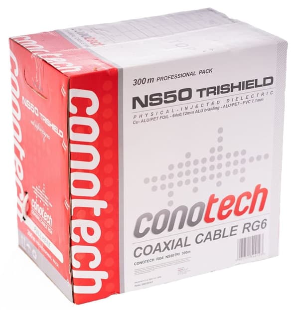 Conotech NS-50 Trishield antennekabel pr. meter