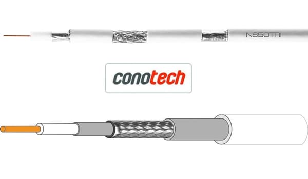 Conotech NS-50 Trishield antennekabel pr. meter