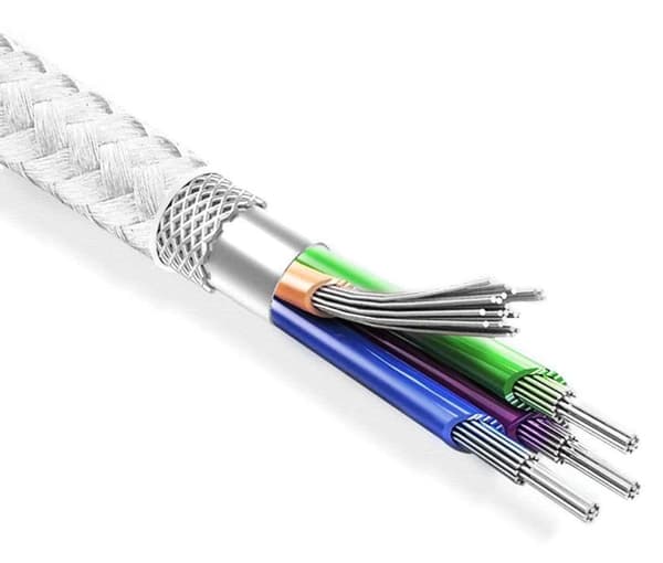 Flettet kabel PD USB Type-C Lightning 2m