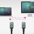 Miniatyrbild 2 av 3: NANOCABLE 10.15.8001 - HDMI 2.1 IRIS-kabel 8K, 1,0 m, svart