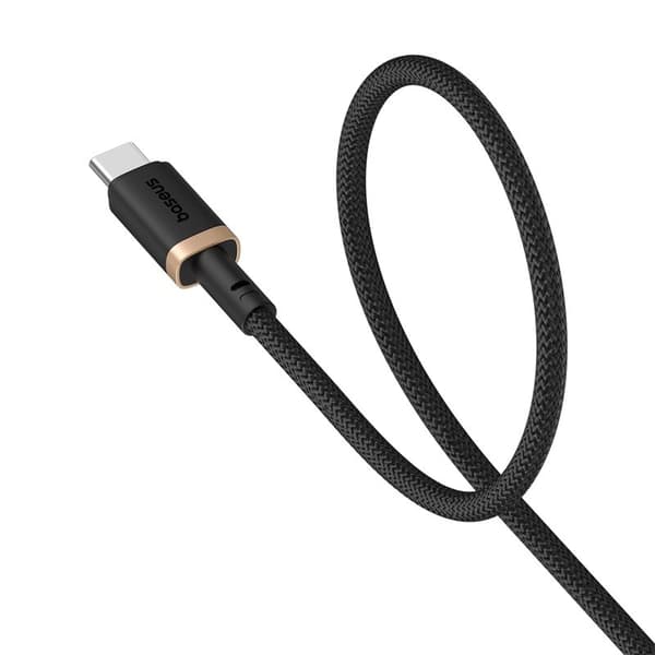 Baseus Dura USB Type A - Type C 60 W pikalatauskaapeli 2 m Musta, Kulta