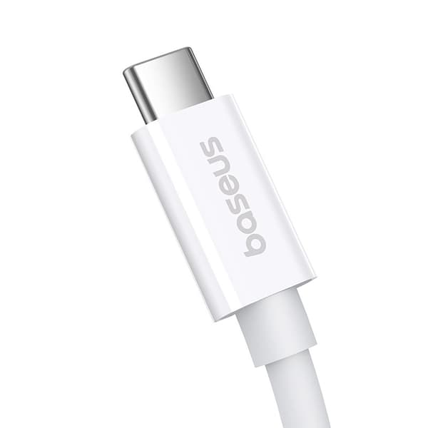 Baseus Superior USB C til USB C datakabel 1 m 240 W Hvid