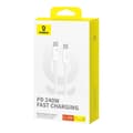 Miniatyrbillede 2 af 7: Baseus Superior USB C til USB C datakabel 1 m 240 W Hvid