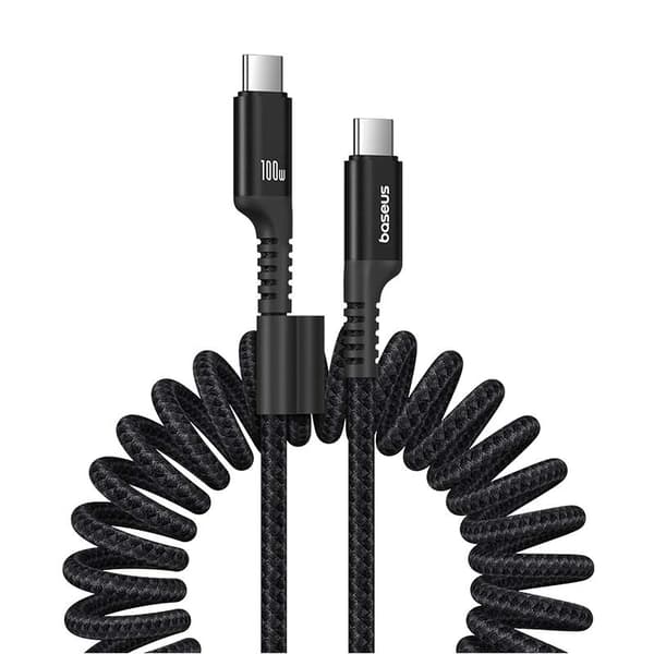 Baseus Fish-Eye USB C til USB C hurtigopladerkabel 1 m 100 W Sort