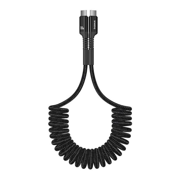 Baseus Fish-Eye USB C til USB C hurtigopladerkabel 1 m 100 W Sort