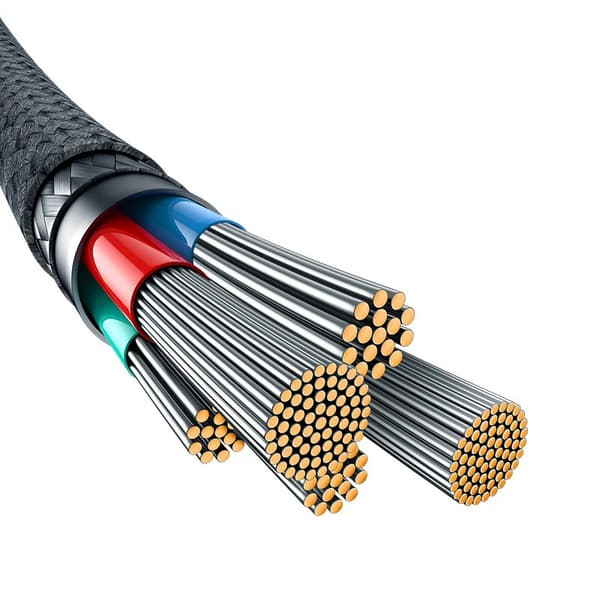 Baseus Ubrydeligt USB C til iP-kabel 2 m 20 W Sort