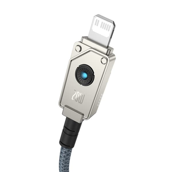 Baseus Ubrydeligt USB C til iP-kabel 1 m 20 W Hvid