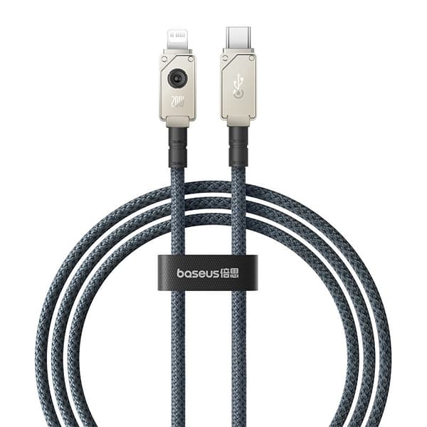 Baseus Ubrydeligt USB C til iP-kabel 1 m 20 W Hvid