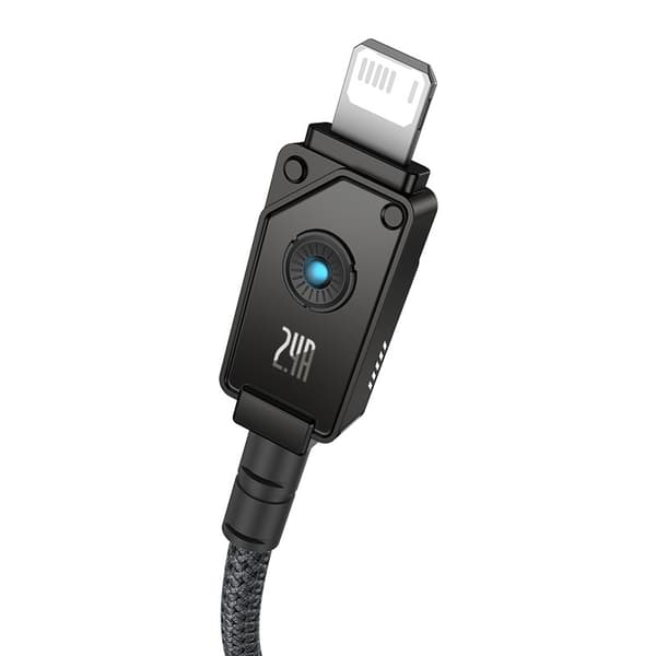 Baseus Ubrydeligt USB A til iP-kabel 1 m 5V-2.4A Sort