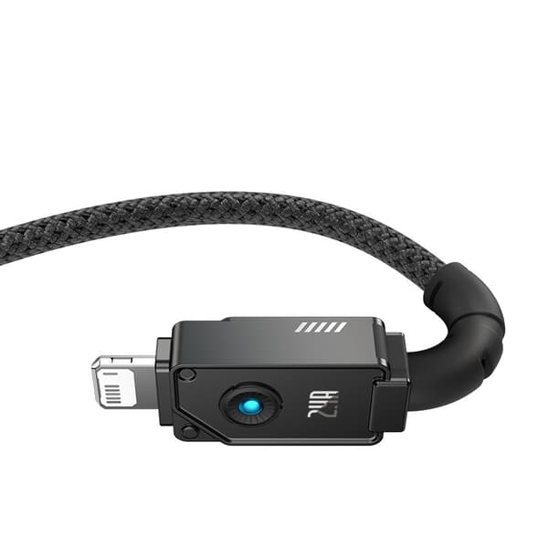 Baseus Ubrydeligt USB A til iP-kabel 1 m 5V-2.4A Sort