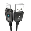 Miniatyrbillede 2 af 8: Baseus Ubrydeligt USB A til iP-kabel 1 m 5V-2.4A Sort