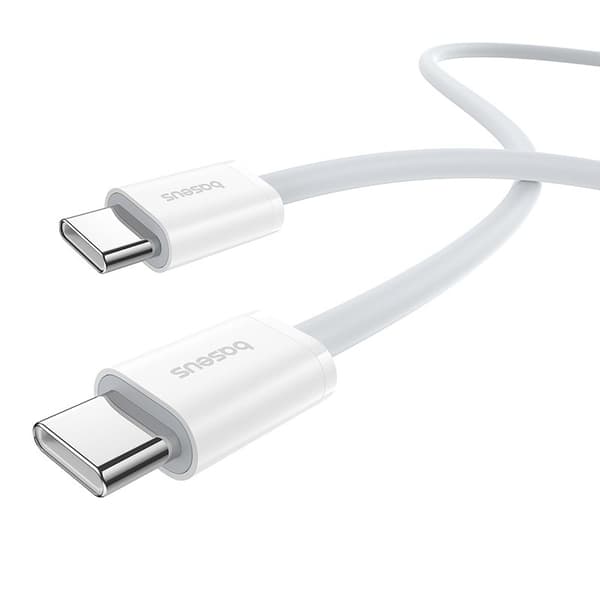 Baseus Superior USB C til USB C datakabel 2 m 30 W Hvid