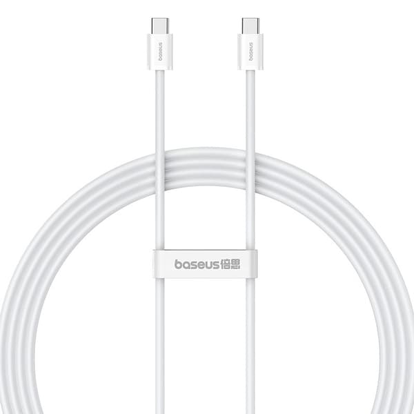Baseus Superior USB C til USB C datakabel 2 m 30 W Hvid
