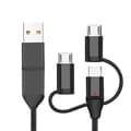 Miniatyrbild 3 av 5: INF 60W PD Snabbladdningskabel för Apple & Android  1m