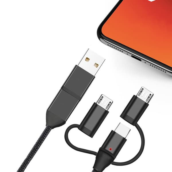 INF 60W PD Snabbladdningskabel för Apple & Android  1m