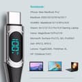 Miniatyrbild 1 av 4: INF 100W Digital Display USB-C-kabel - Flätad Blå 1m