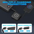 Miniatyrbillede 5 af 6: INF 60W PD Hurtigopladning 6-i-1 Optrækkeligt Multi USB-kabel Sort