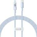 Miniatyrbillede 1 af 6: Baseus Gem USB-C til iP hurtigopladerkabel 1 m 20 W Blå
