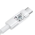 Miniatyrbild 4 av 7: Baseus Gem USB C till USB C snabbladdningskabel 2 m 100 W Vit