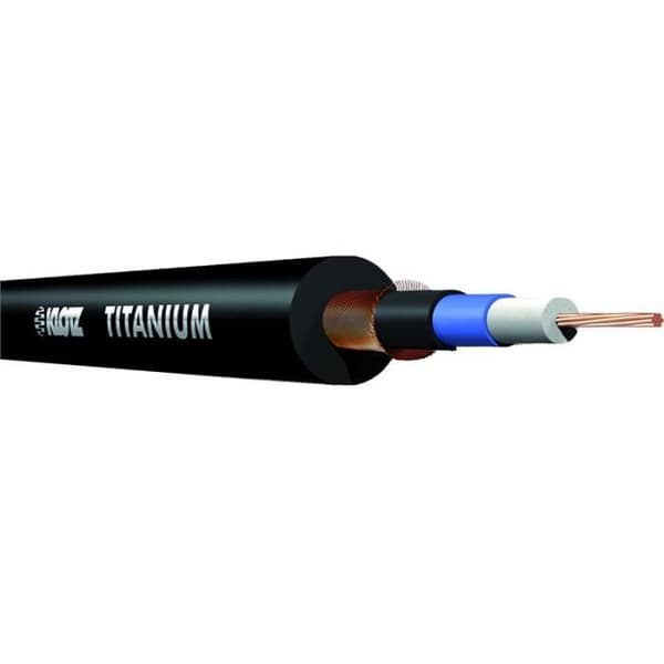 Ljudkabel - KLOTZ - TIR-0300PSP - 6,3 mm jack - Dubbel isolering - Svart färg