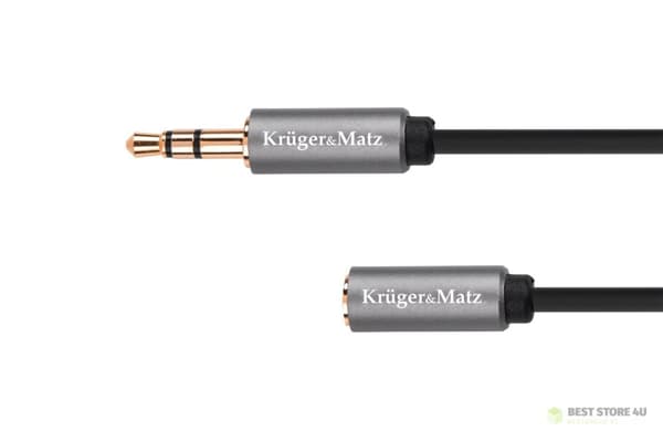 Jackkabel 3,5 stereostik - 3,5 stereostik 1,8m Kruger&Matz Basic