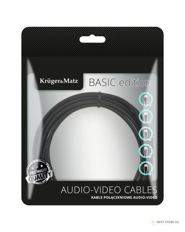 Optisk kabel 1,5m Kruger&Matz Basic