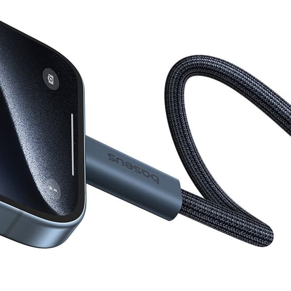Baseus USB C - USB C -datakaapeli 1 m 240 W Musta
