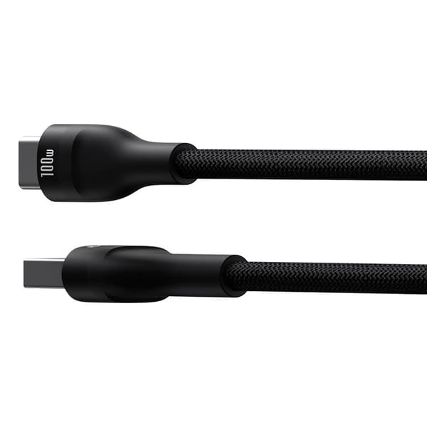 Baseus Flash 2 USB A till USB C snabbladdningskabel 2 m 100 W Svart