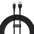 Miniatyrbild 1 av 8: Baseus Flash 2 USB A till USB C snabbladdningskabel 2 m 100 W Svart