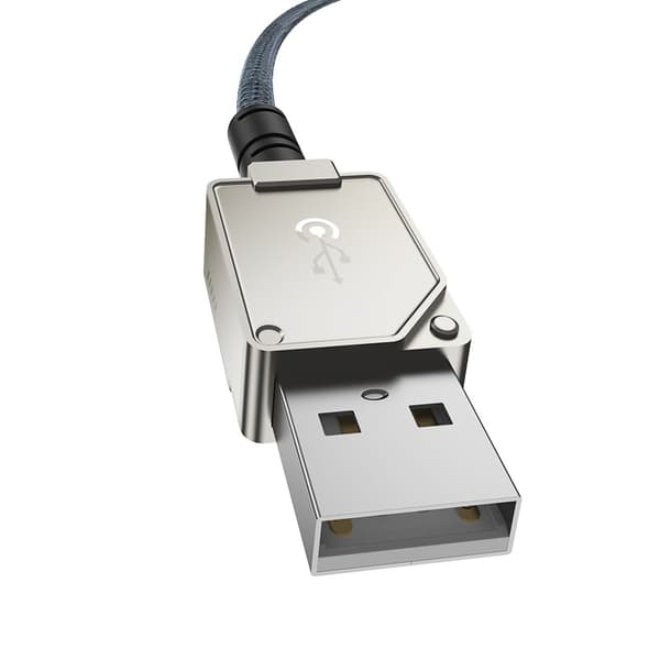 Baseus Okrossbar USB A till iP-kabel 1 m 5V-2.4A Vit