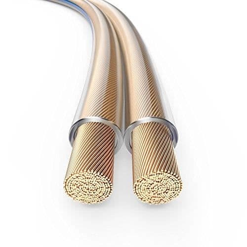 PureLink SP020-025 högtalarkabel 2 x 4,0 mm² (99,9 % OFC solid koppar 0,10 mm) Hifi-högtalarkabel, 25 m, tr SP020-02