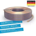 Miniatyrbild 2 av 4: PureLink SP020-025 högtalarkabel 2 x 4,0 mm² (99,9 % OFC solid koppar 0,10 mm) Hifi-högtalarkabel, 25 m, tr SP020-02