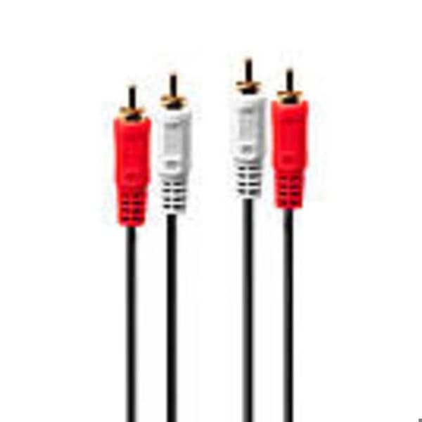 Lindy Premium Audio Kabel RCA x 2 (M) till RCA x 2 (M) 2m
