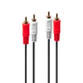 Miniatyrbild 1 av 3: Lindy Premium Audio Kabel RCA x 2 (M) till RCA x 2 (M) 2m