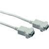 Standard VGA-kabel för bildskärm - Kabel och - Grå - 1,8m - Skärmad