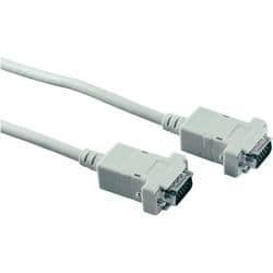 Standard VGA-kabel för bildskärm - Kabel och - Grå - 1,8m - Skärmad