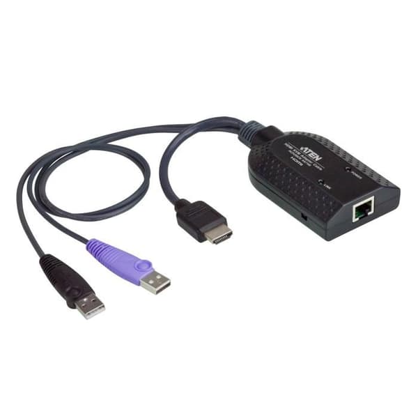 ATEN KA7168-AX HDMI USB Virtual MediaKVM-kablar - Svart - RJ-45, USB A, HDMI-kontakt