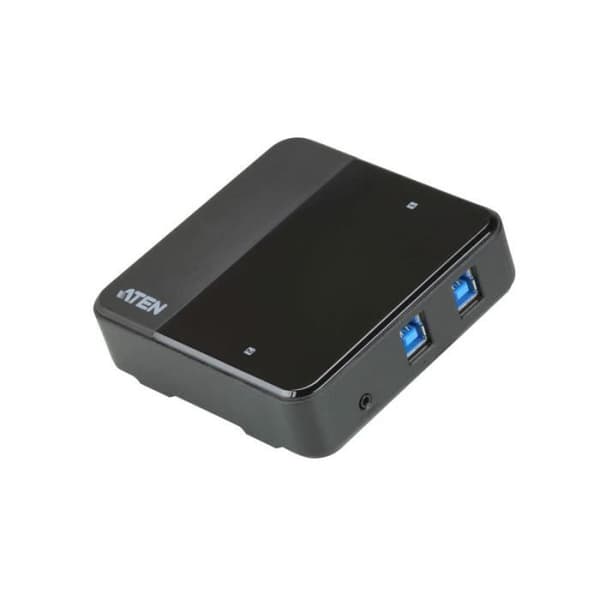 ATEN 2-portars USB till USB-C Sharing Black - US3324