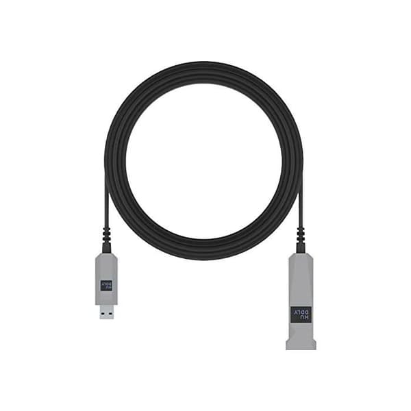 Aktiv USB 3 Fiberkabel - Huddly - 5m - USB A - Svart - 5 Gbit/s
