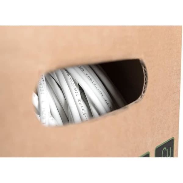 DIGITUS Cat.7 S/FTP installationskabel, 305 m, simplex, Dca - DK-1743-VH-305-MF-W