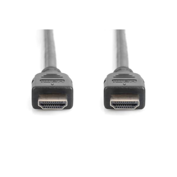 5m HDMI-kabel - DIGITUS - AK-330124-050-S - 3D-kompatibilitet - HDMI Ethernet - Svart