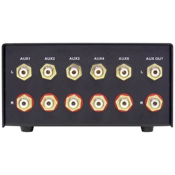 Dynavox AUX-S Switch RCA-ljud svart