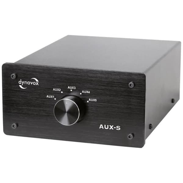 Dynavox AUX-S Switch RCA-ljud svart